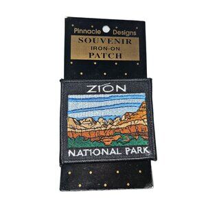 New Utah Zion National Park Pinnacle Designs Souvenir Iron on Patch
